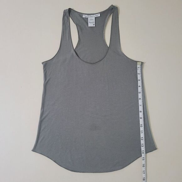 American Rag Women's Dusty Olive Green Racerback Tank Top - Picture 7 of 14